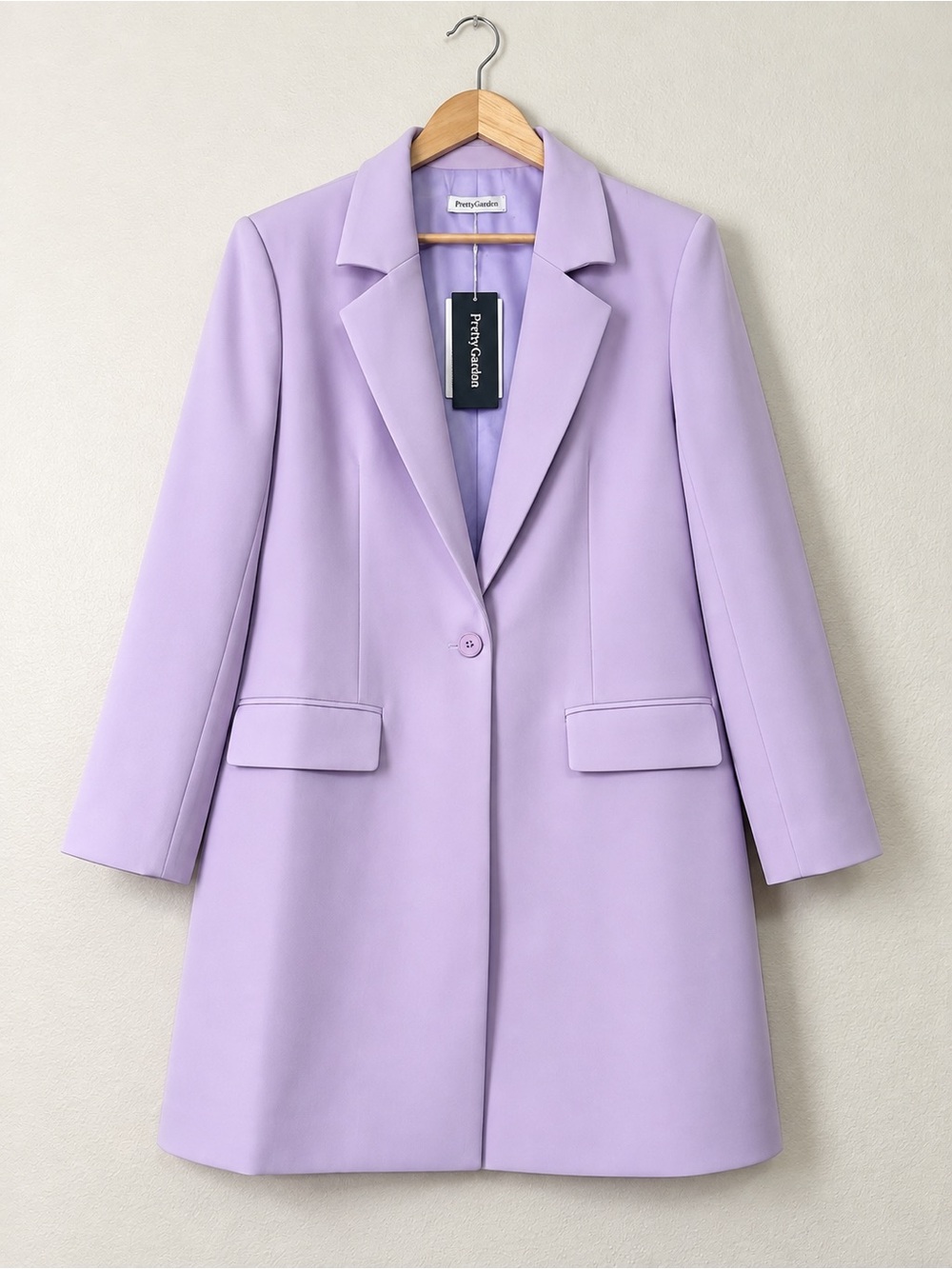 Perry Cardinal Lavender Single-Button Blazer